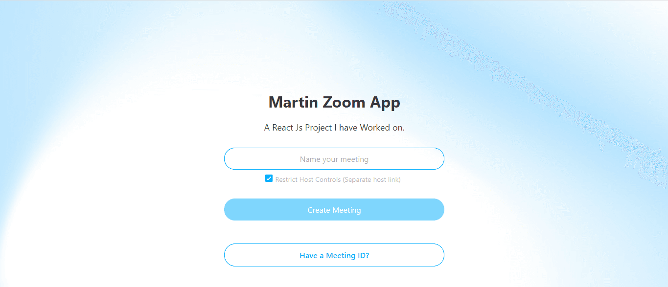 Zoom App